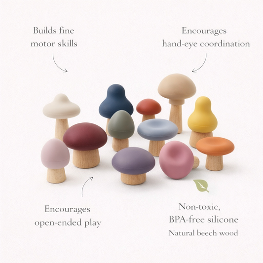 LYTL Mushroom Mix & Match Toy – 24 Piece product view
