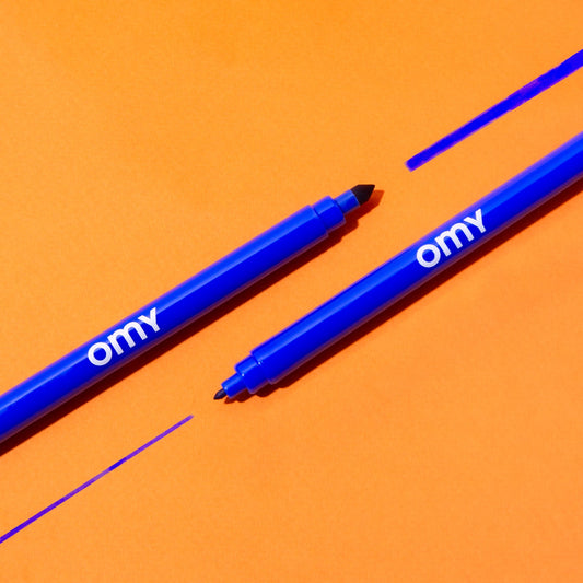 OMY Magic Color-Changing Markers – 16 Pack in use
