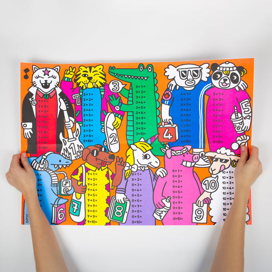 OMY Multiplication Learning Poster product view