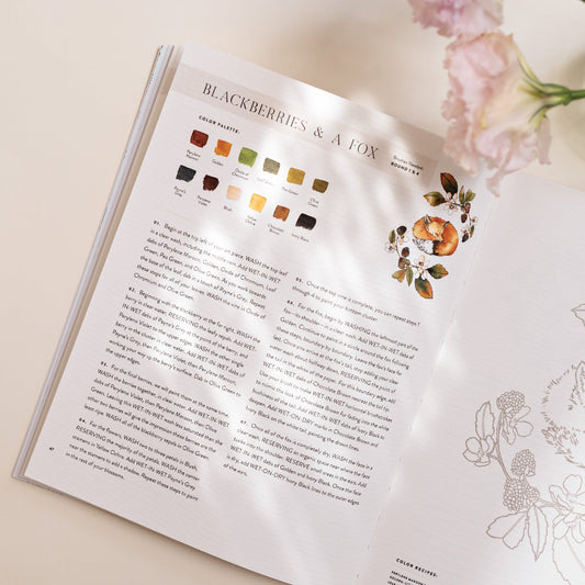 Watercolor Workbook: Flowers, Feathers, and Animal Friends – BrightSprig