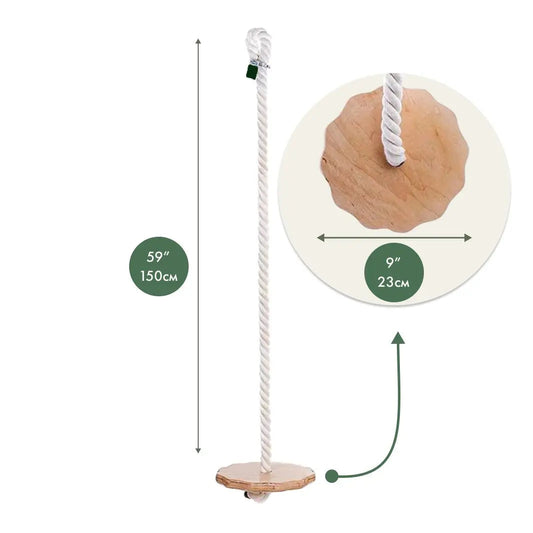 Goodevas Wooden Disc Rope Swing for Kids by Goodevas – BrightSprig