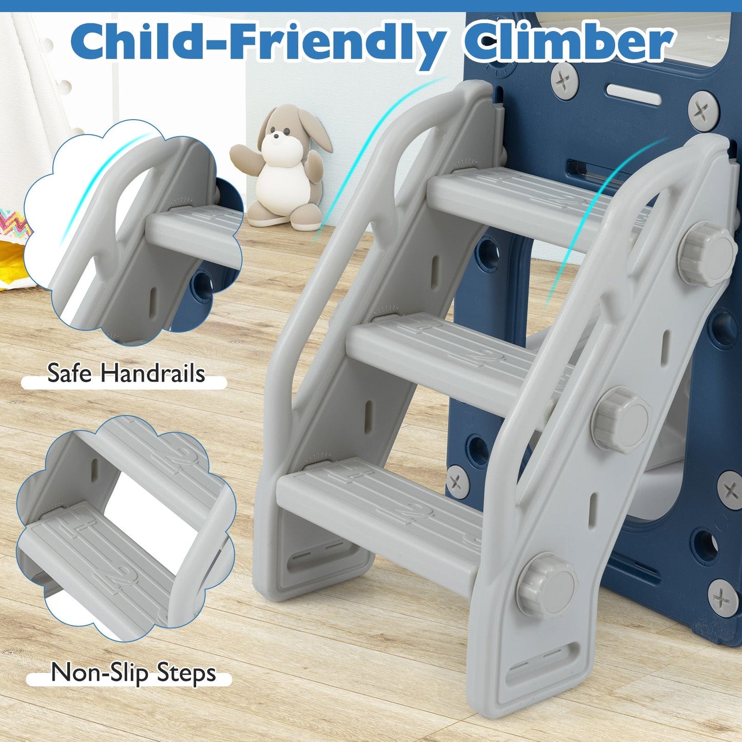 10-in-1 Toddler Indoor Playground & Slide – BrightSprig