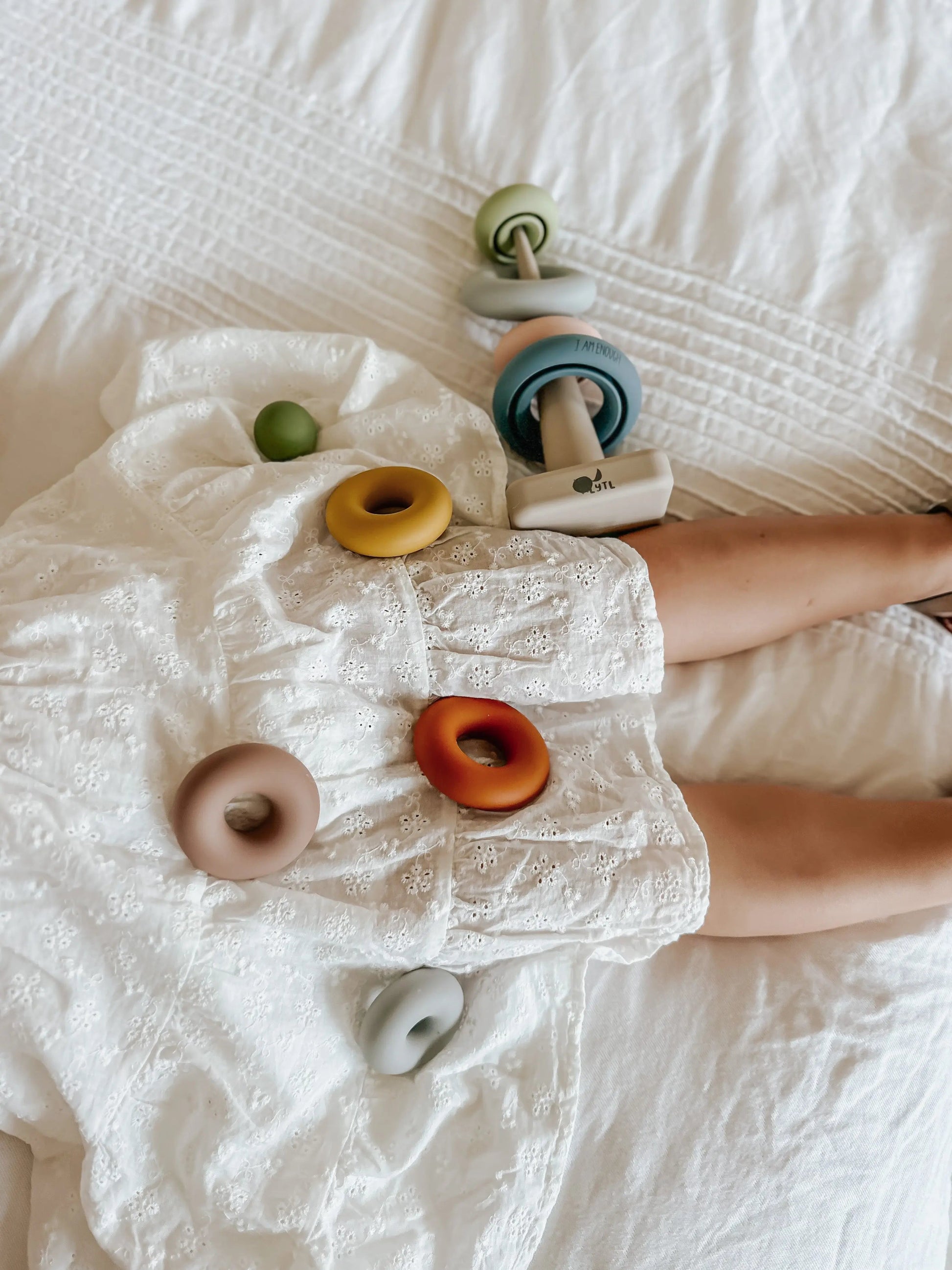 LYTL Silicone Ring Stacking Toy – 10 Piece product view