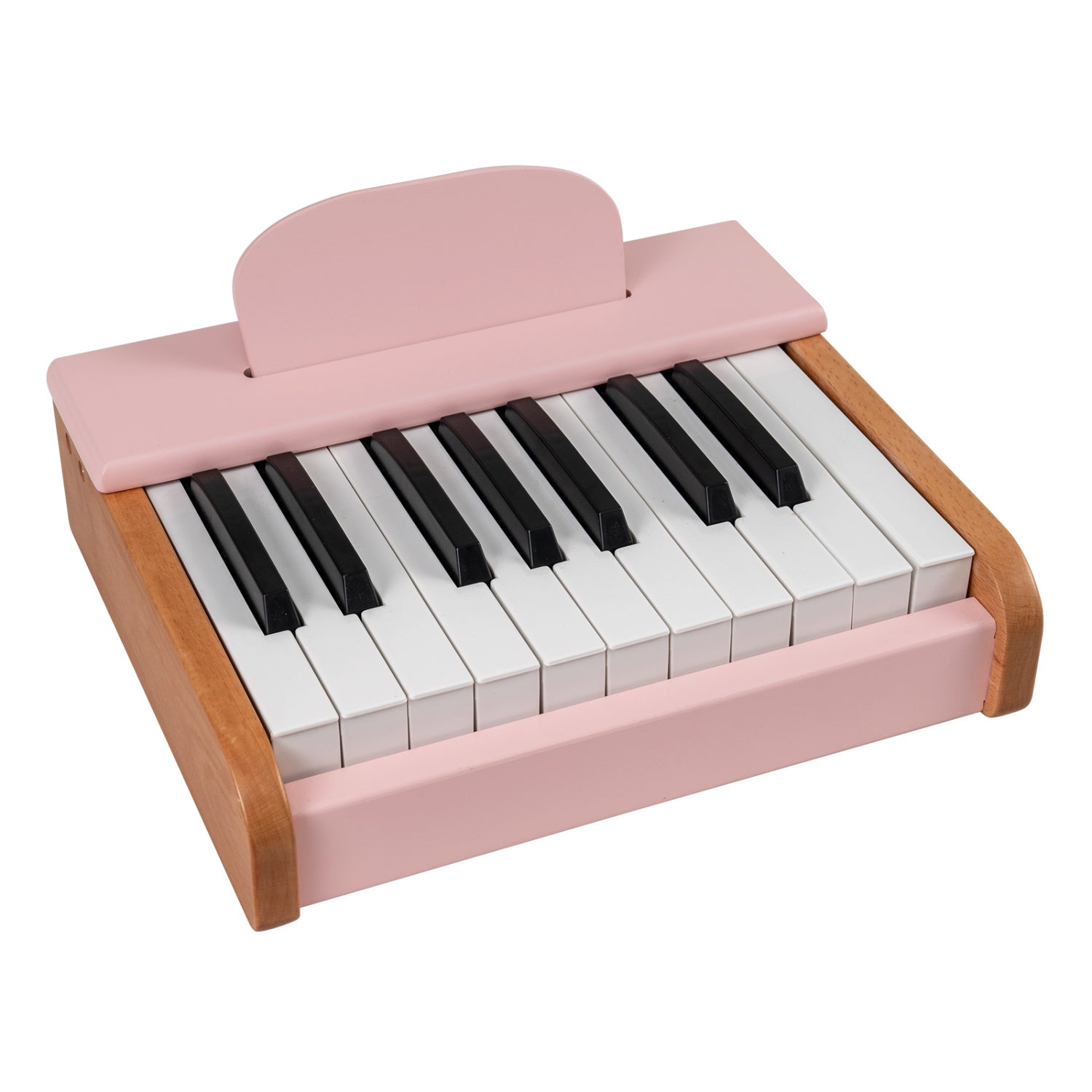 18-Key Wooden Kids Piano with Music Stand – BrightSprig