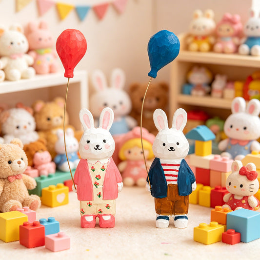 Kitsville Paint-Your-Own Wooden Bunny Craft Kit – BrightSprig