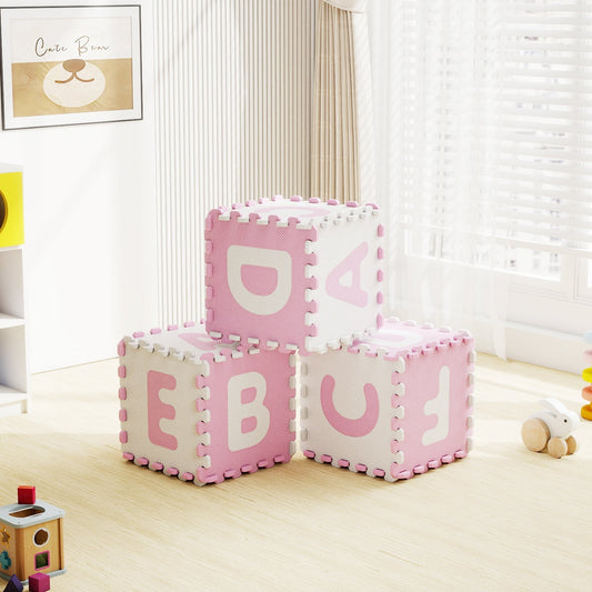 26-Piece Interlocking ABC Play Mat – BrightSprig
