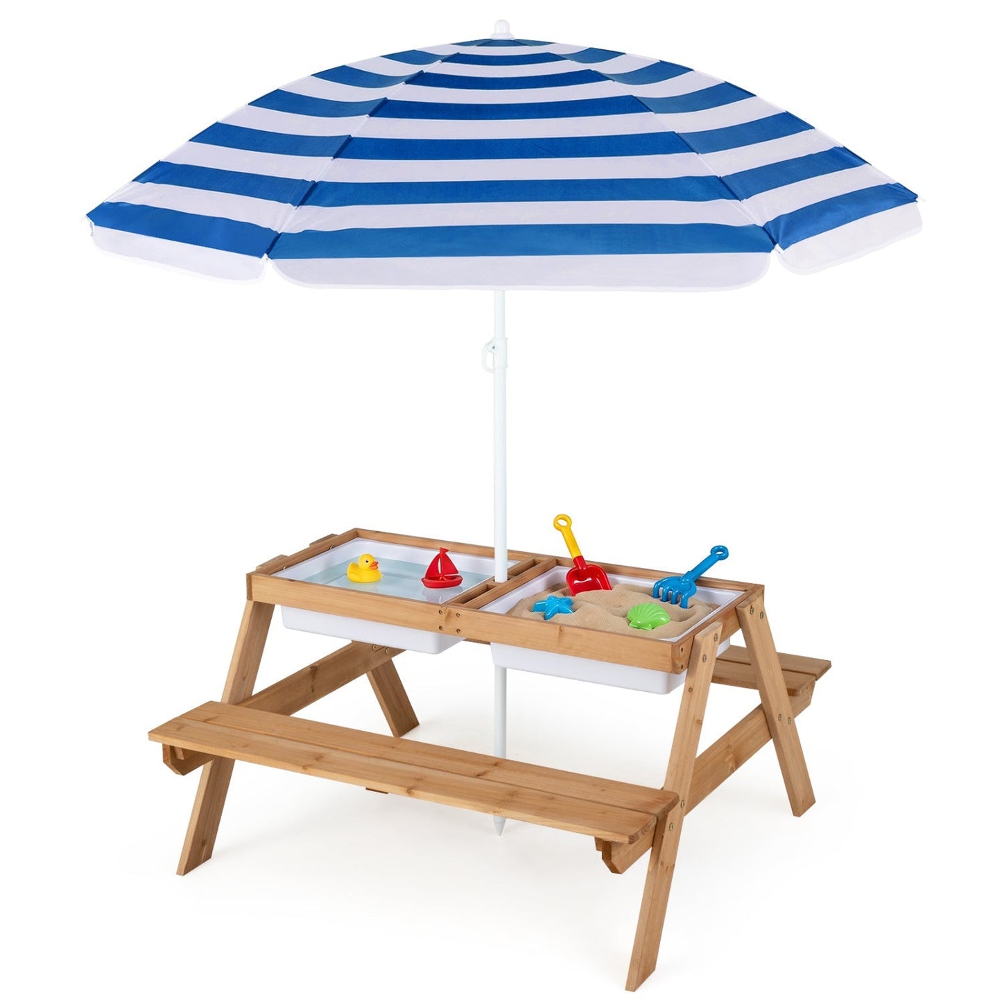 Kids Outdoor Sand & Water Activity Table – BrightSprig
