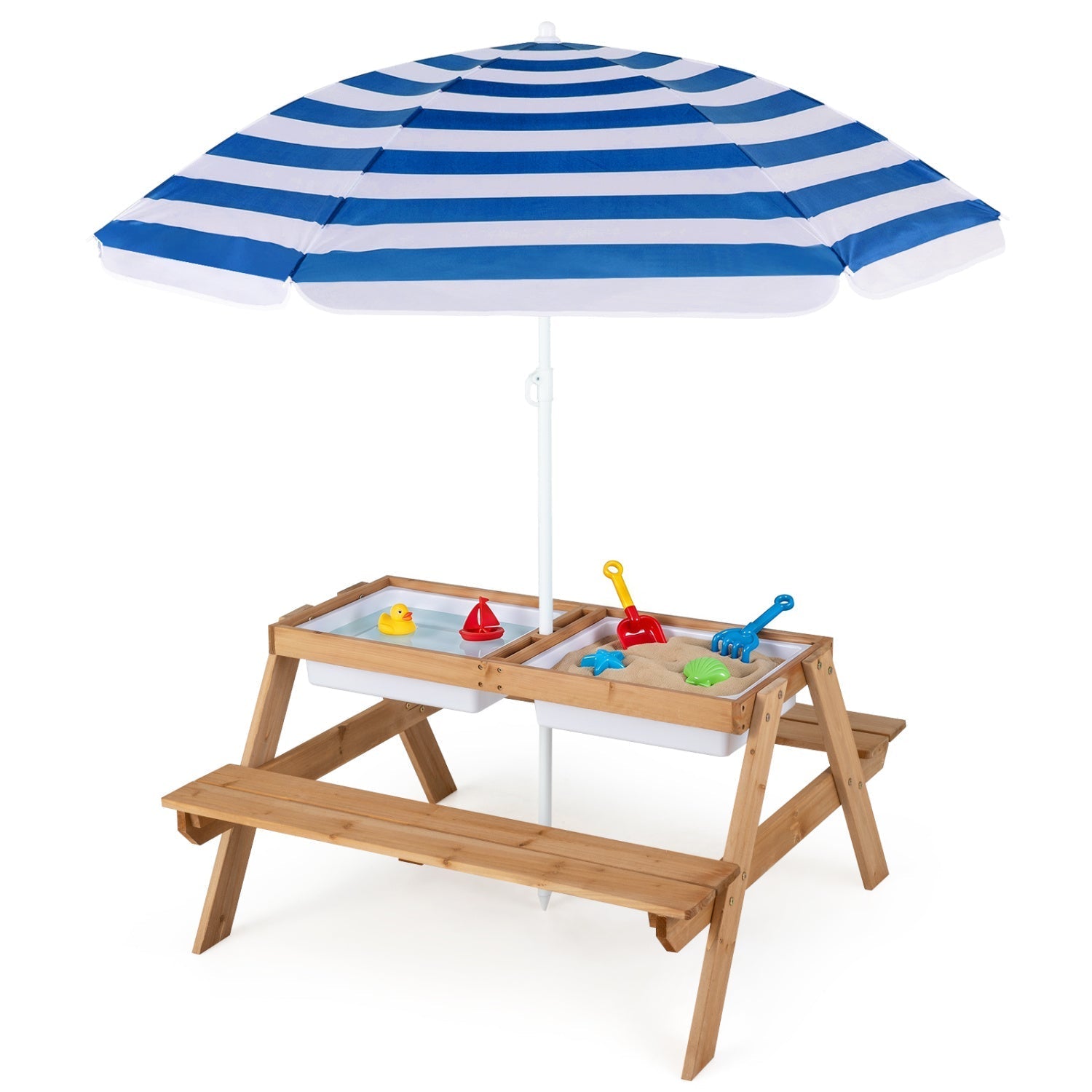 Kids Outdoor Sand & Water Activity Table – BrightSprig