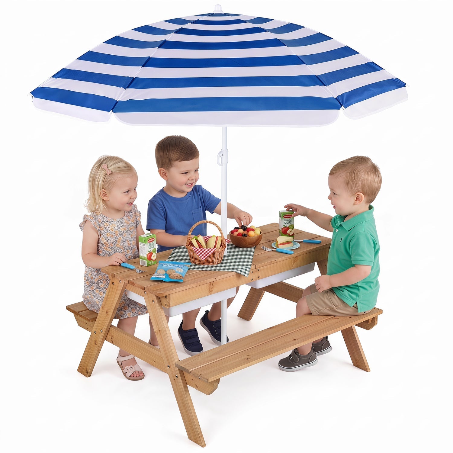 Kids Outdoor Sand & Water Activity Table – BrightSprig