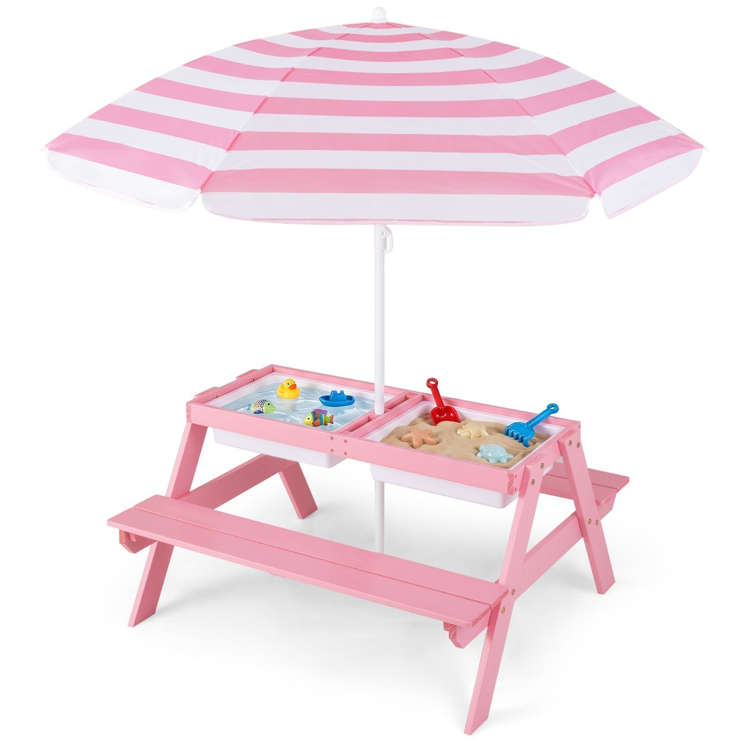 Kids Outdoor Sand & Water Activity Table – BrightSprig