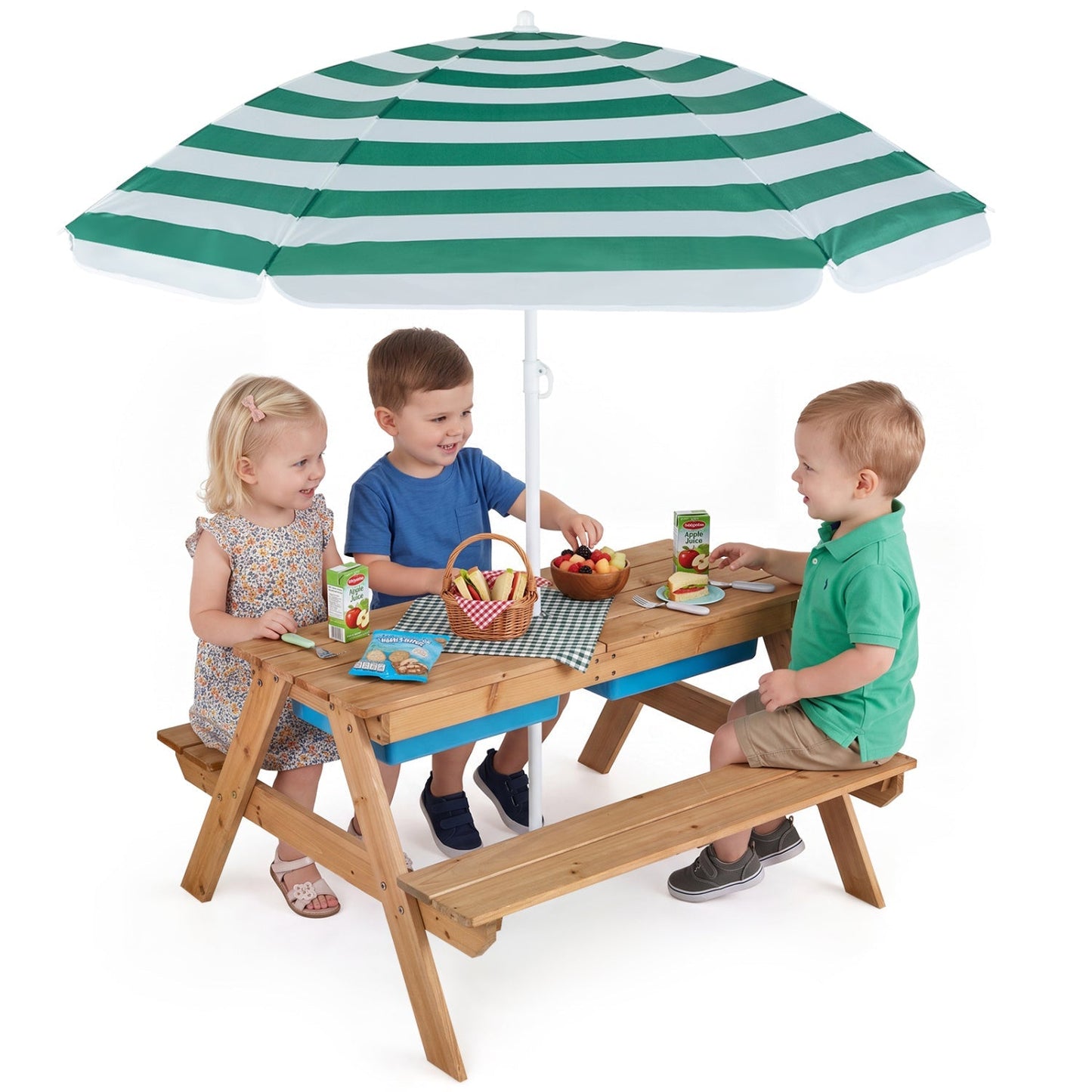 Kids Outdoor Sand & Water Activity Table – BrightSprig