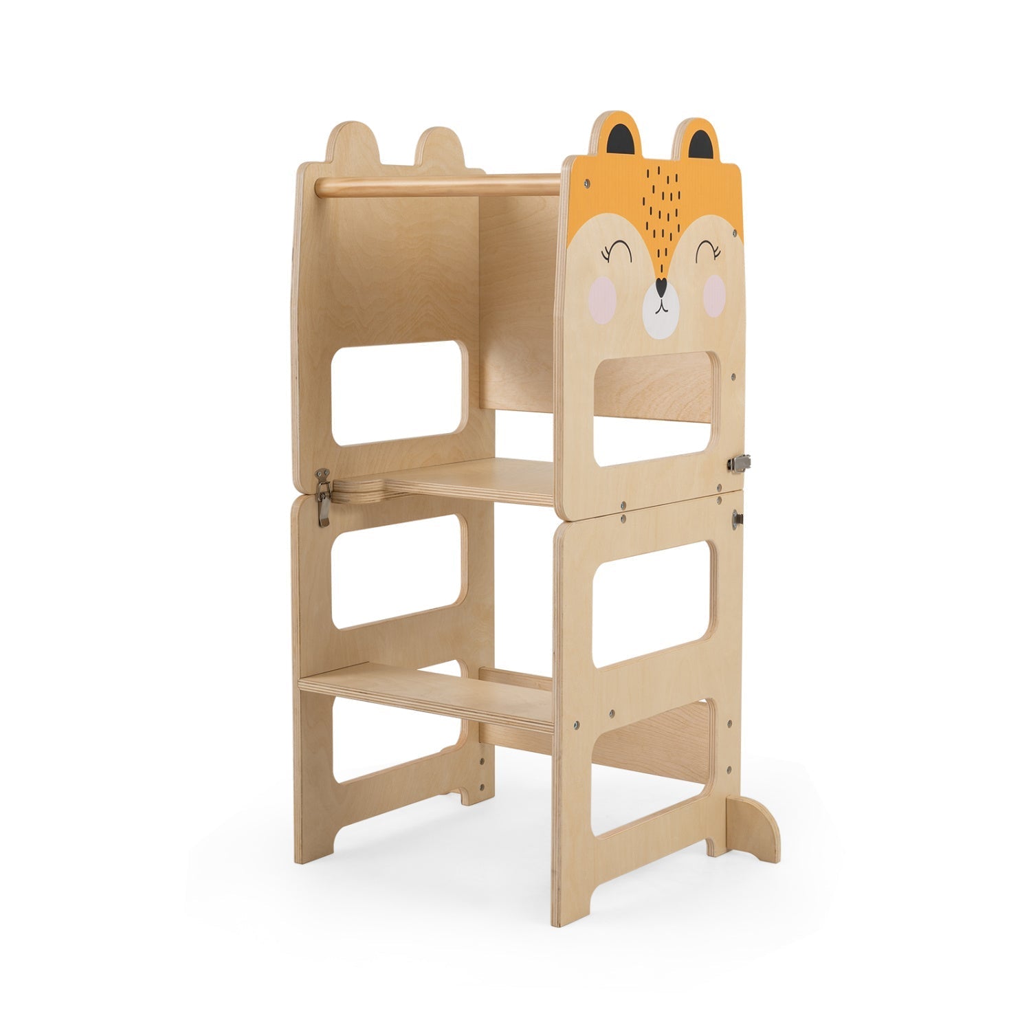 3-in-1 Wooden Kids Step Stool with Chalkboard – BrightSprig