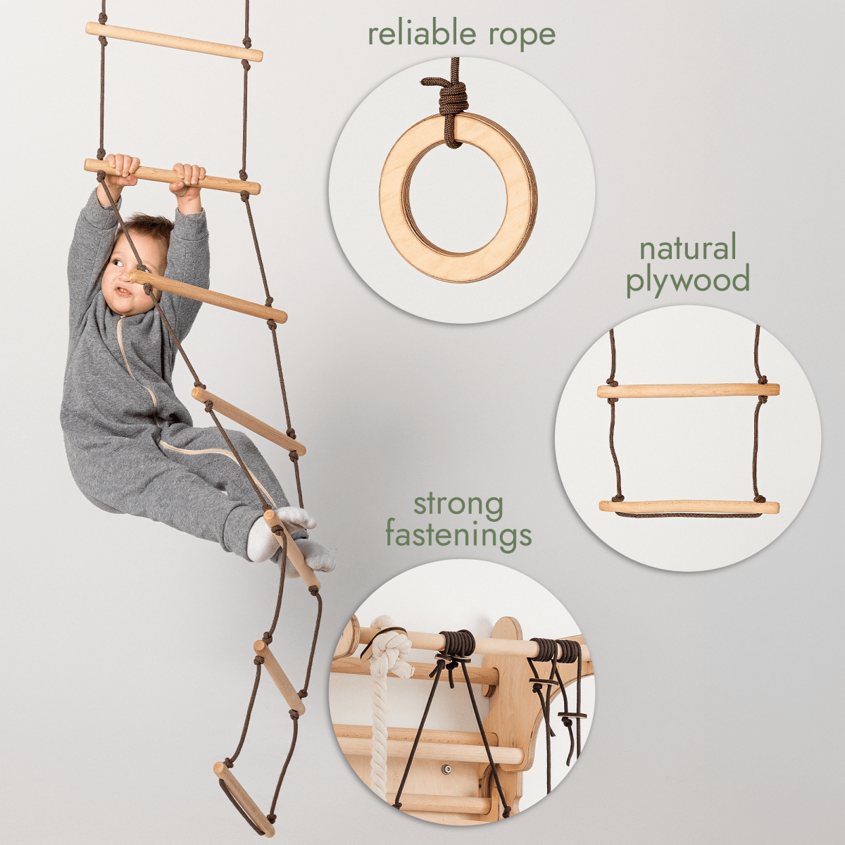 Goodevas 3-in-1 Swing & Climbing Set by Goodevas – BrightSprig