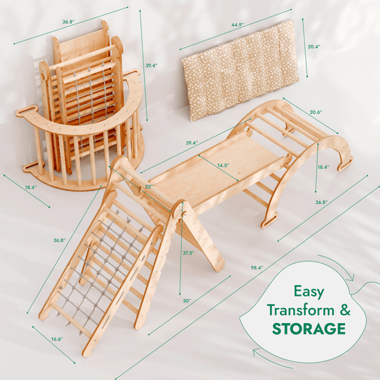 Goodevas 5-in-1 Montessori Climbing Set by Goodevas – BrightSprig
