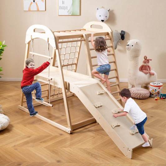 8-in-1 Wooden Montessori Jungle Gym – BrightSprig