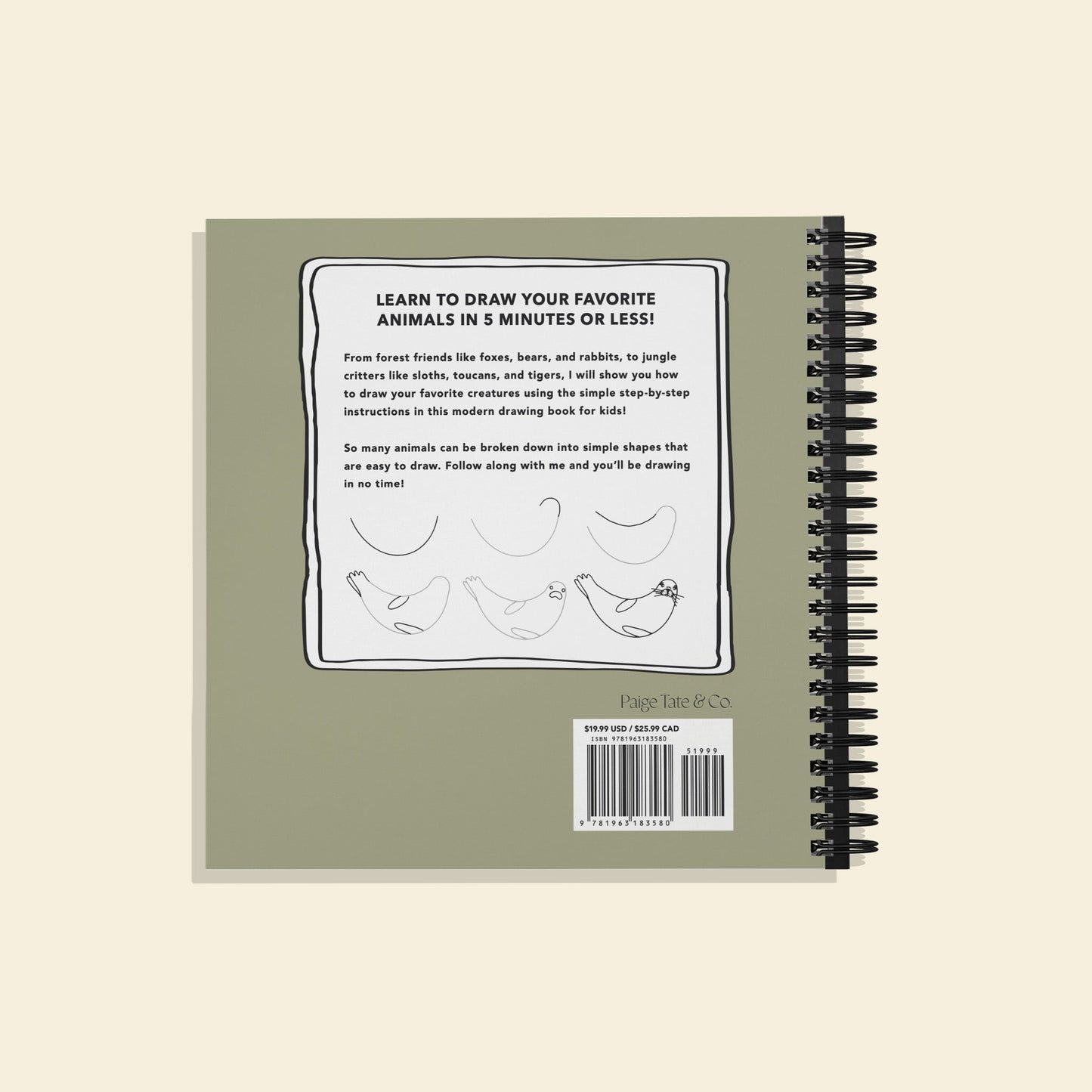 How to Draw All the Animals (Spiral) – BrightSprig