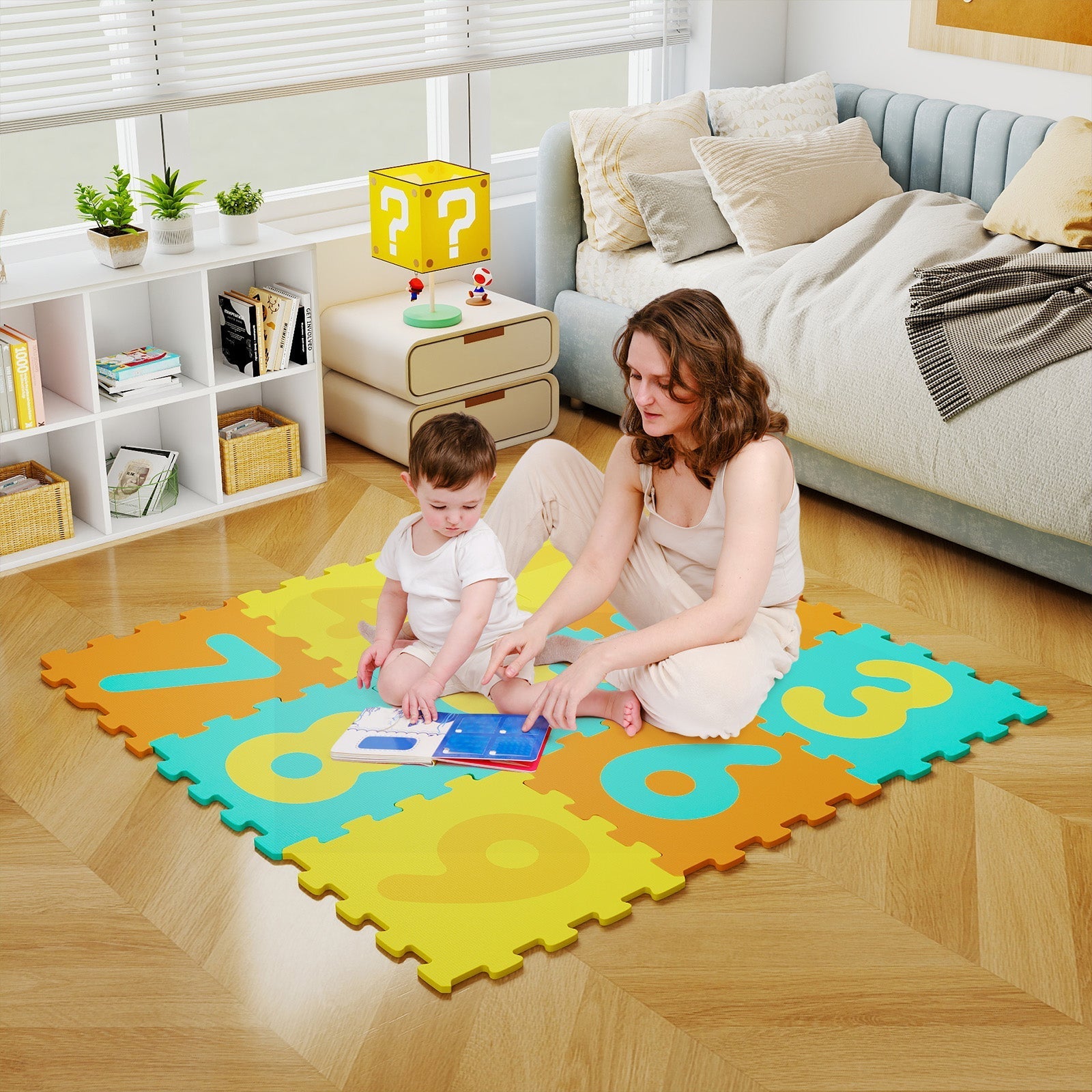 9-Piece Interlocking Activity Floor Mat – BrightSprig