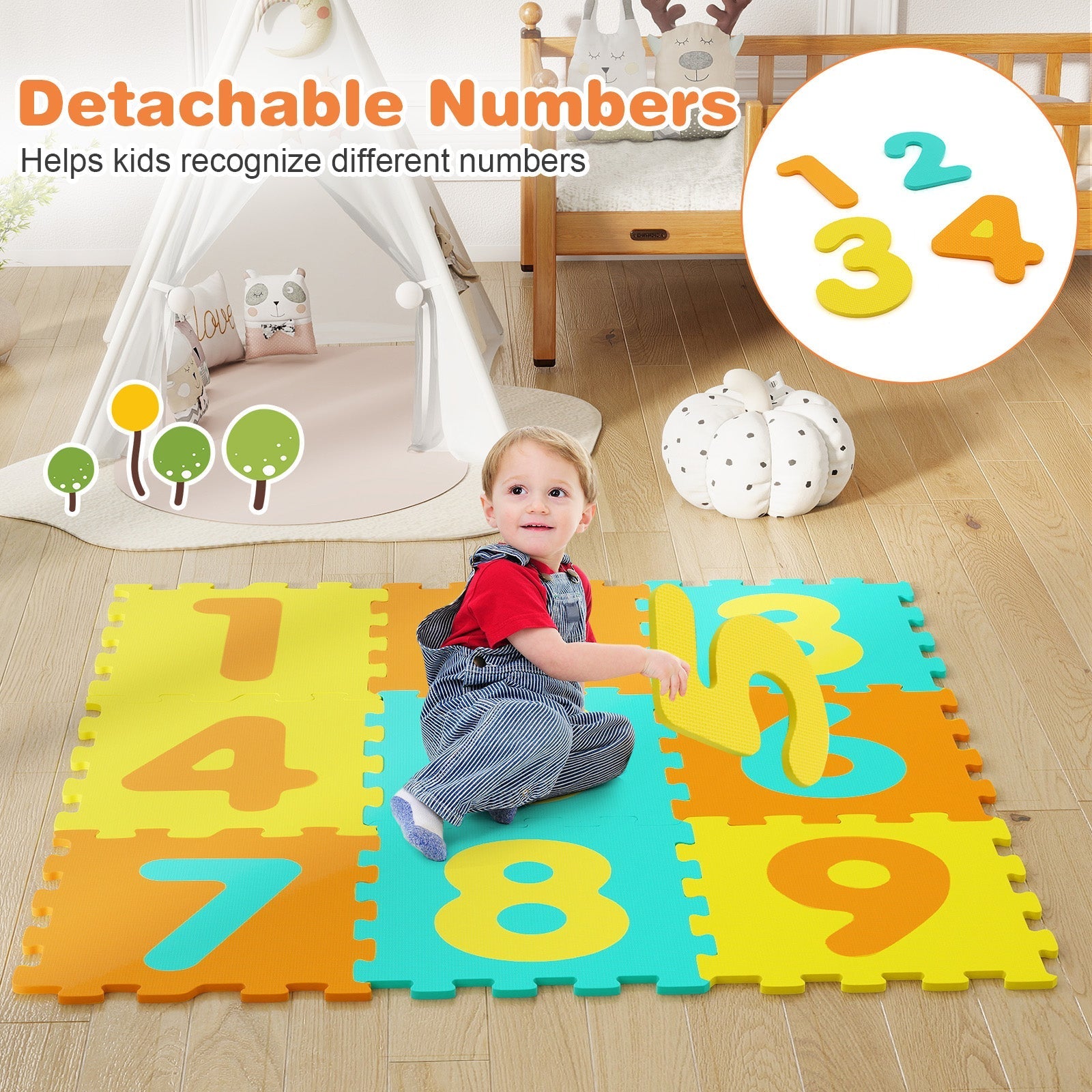9-Piece Interlocking Activity Floor Mat – BrightSprig
