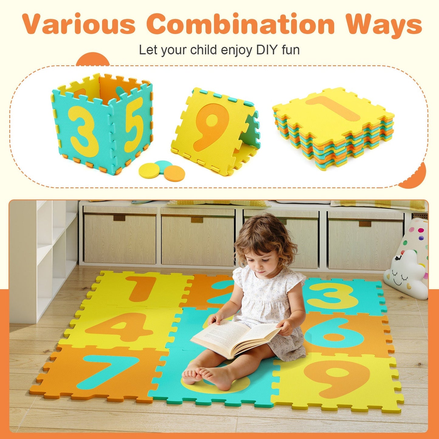 9-Piece Interlocking Activity Floor Mat – BrightSprig