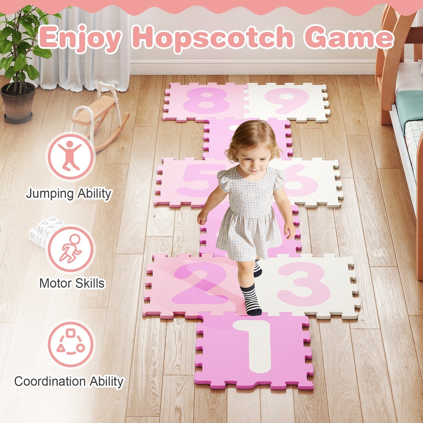 9-Piece Interlocking Activity Floor Mat – BrightSprig