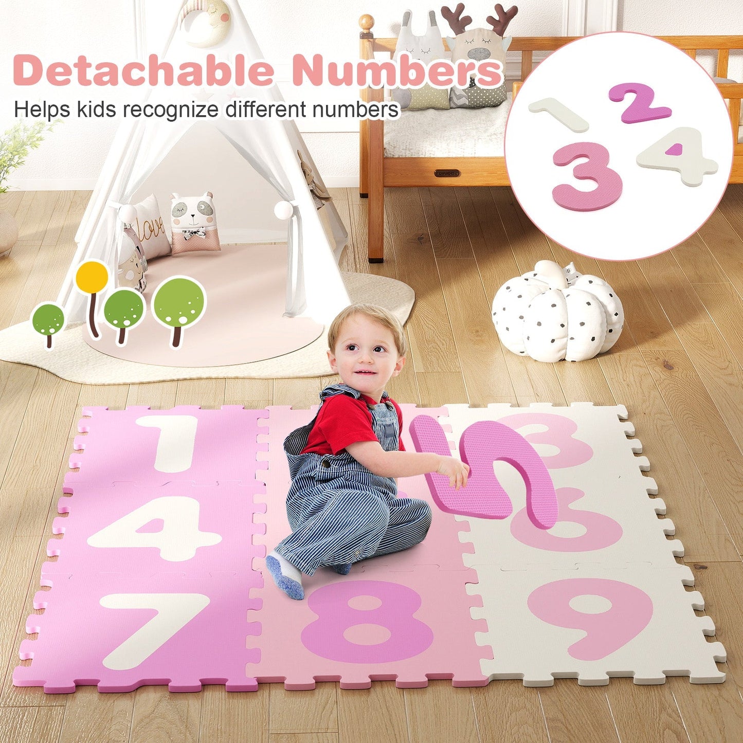 9-Piece Interlocking Activity Floor Mat – BrightSprig