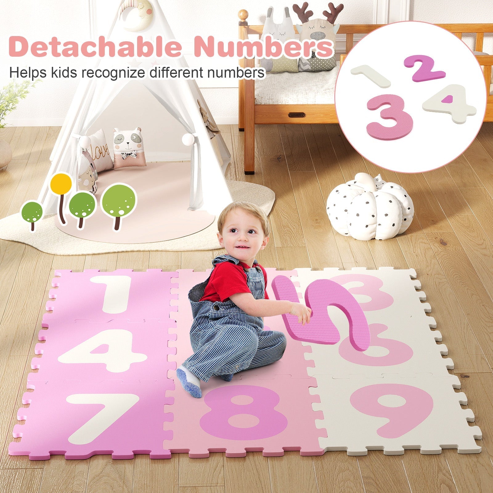 9-Piece Interlocking Activity Floor Mat – BrightSprig
