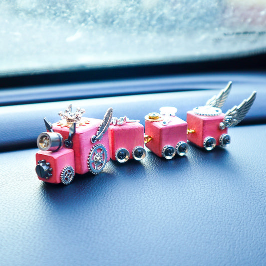 Kitsville DIY Wooden Train Building & Painting Kit – BrightSprig