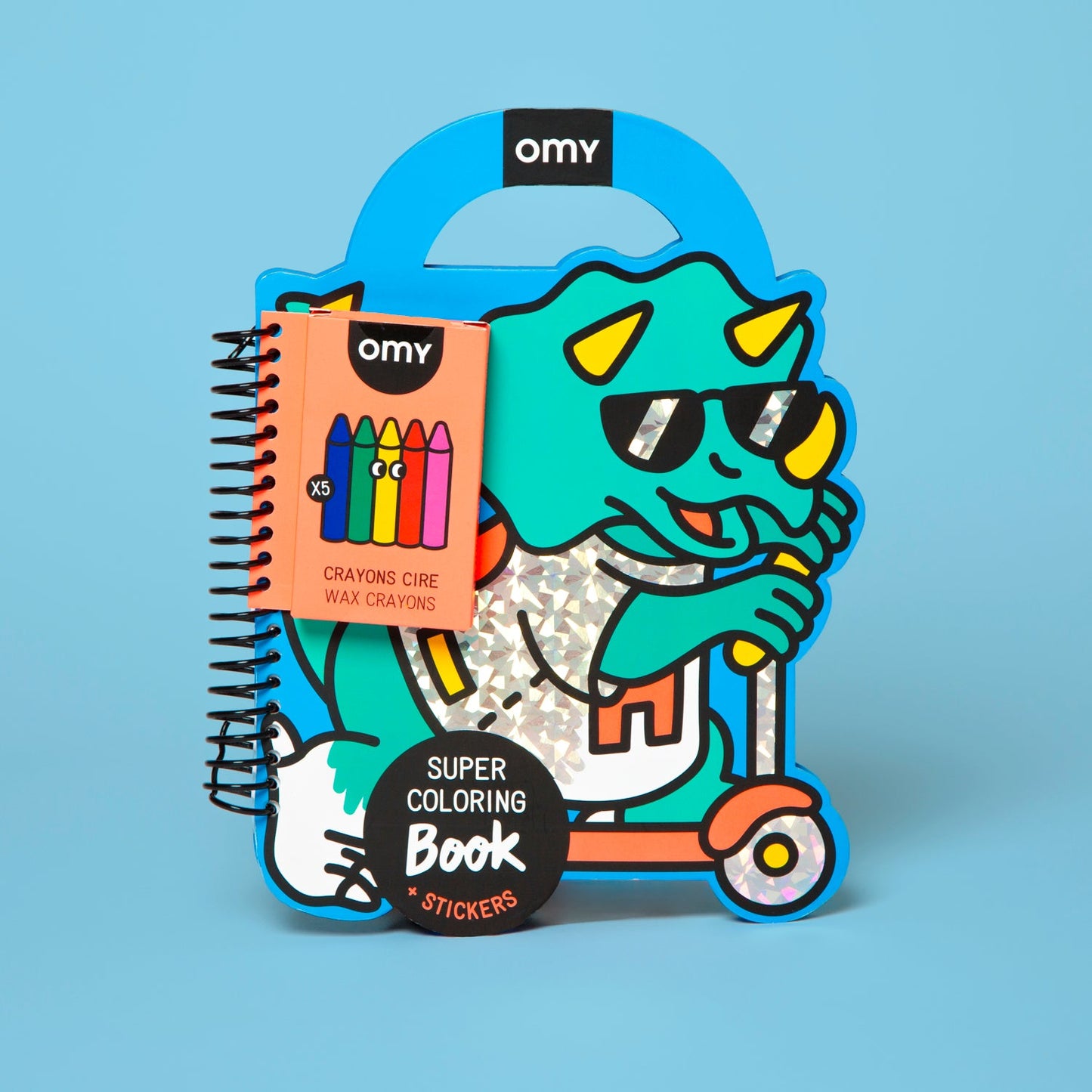 OMY Dino Coloring & Sticker Book