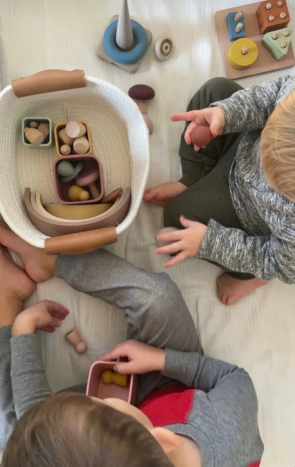 LYTL Montessori Playroom Bundle – 6 Toys in use