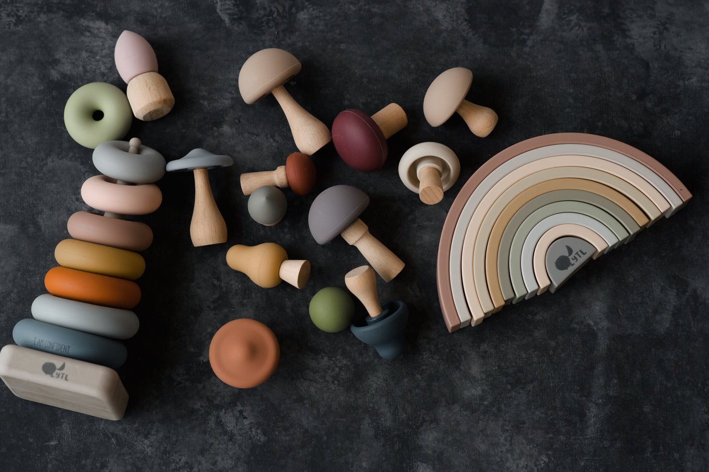 LYTL Mushroom Mix & Match Toy – 24 Piece product view