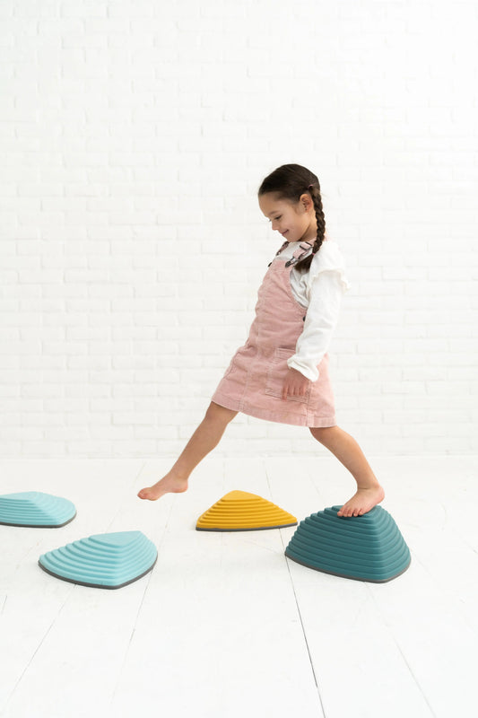 Everett & Avery Balance Stepping Stones- Sensory Stepping Stones – BrightSprig