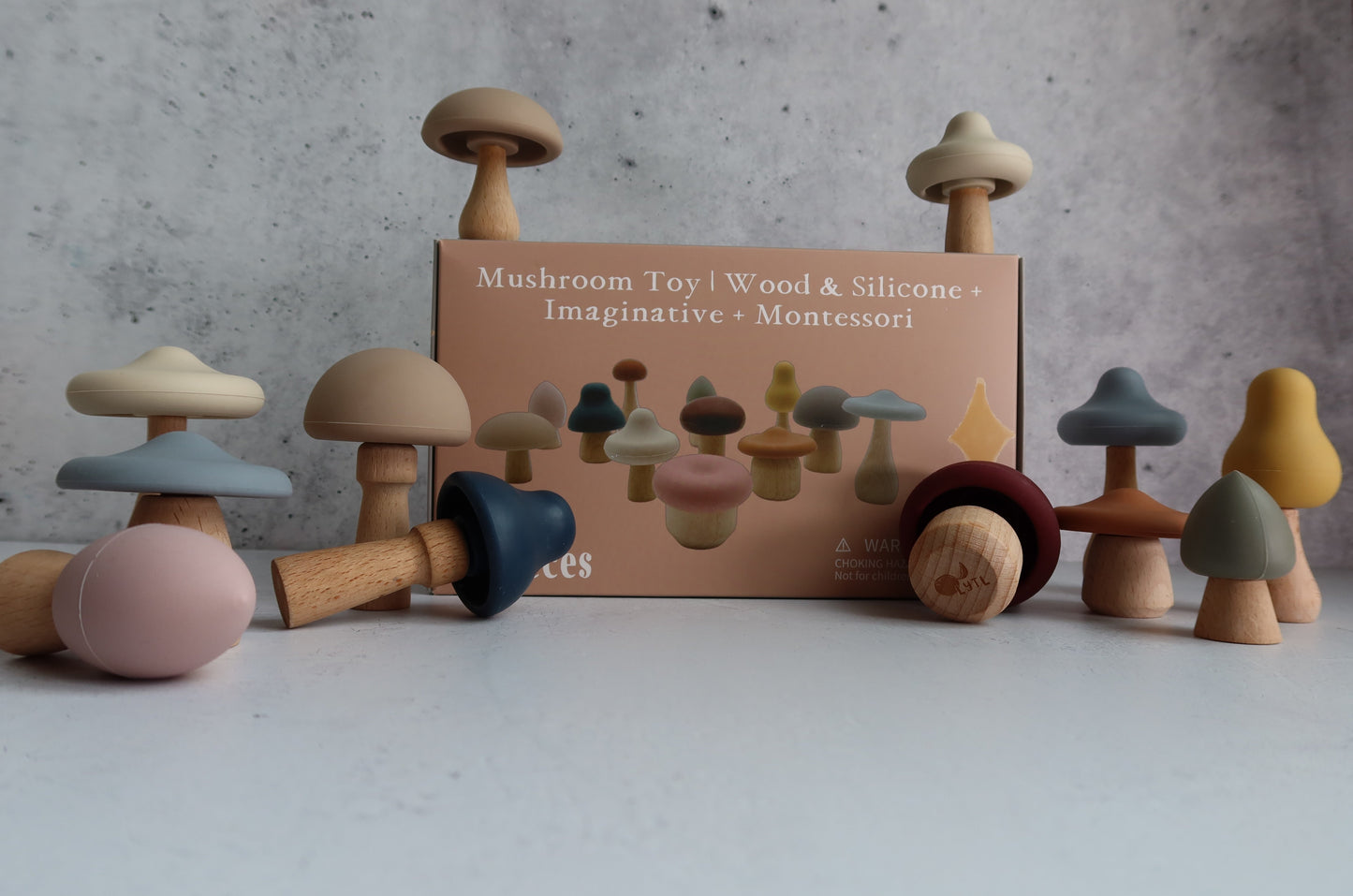 LYTL Mushroom Mix & Match Toy – 24 Piece product view