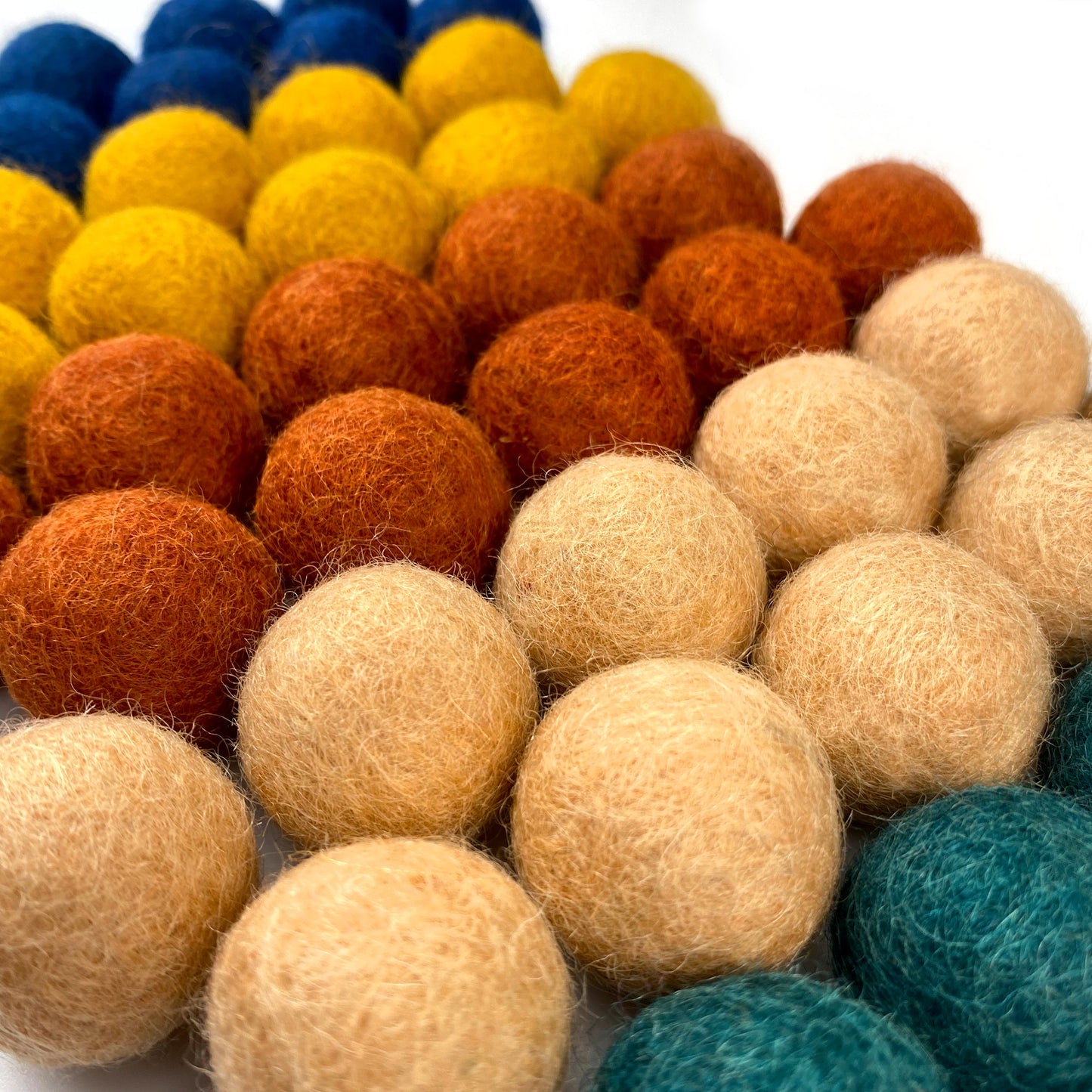 Wildflower Woodland Adventure Wool Felt Balls for Crafts & Sensory Play (50 Pack) – BrightSprig