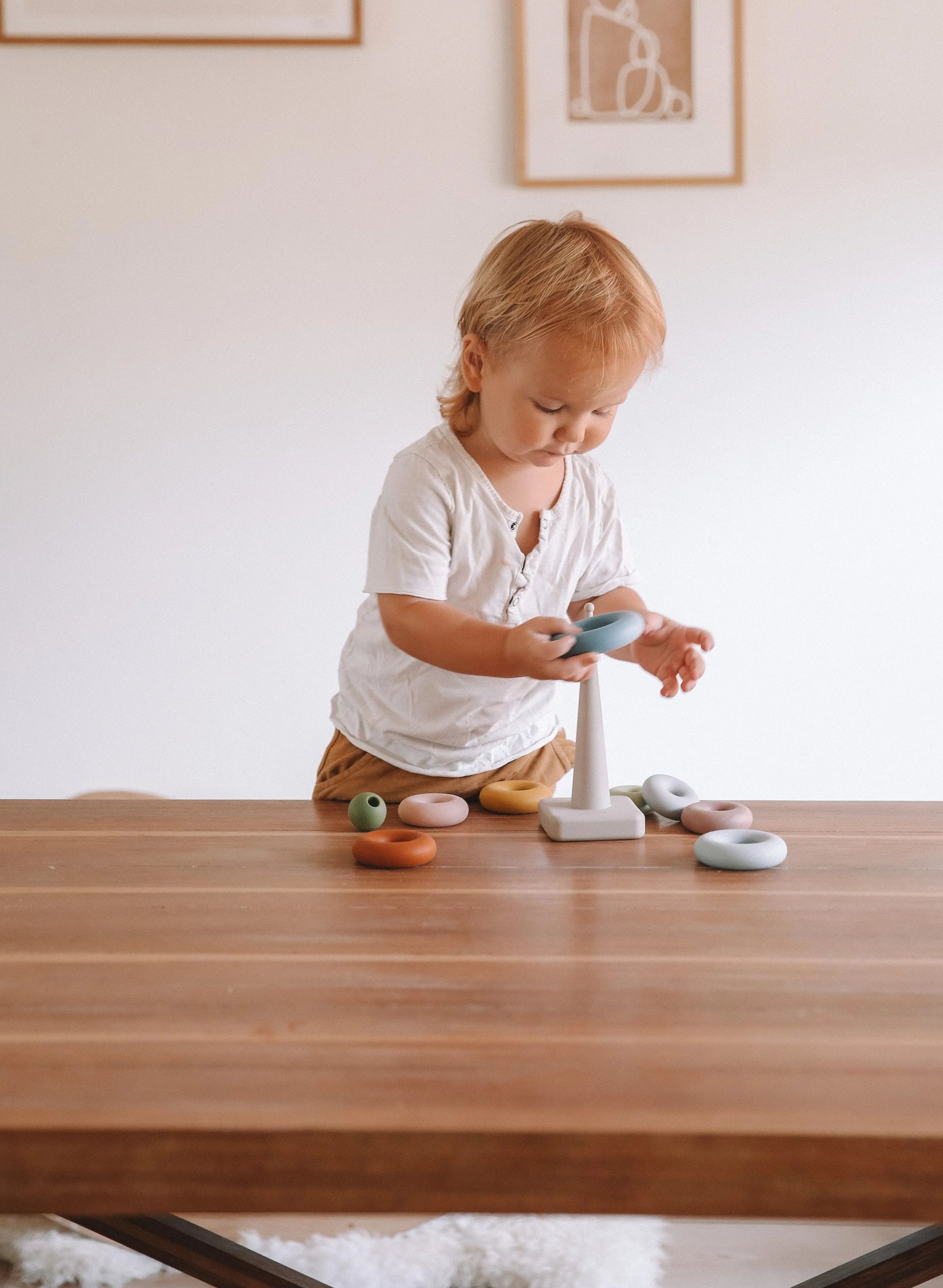 LYTL Silicone Ring Stacking Toy – 10 Piece product view