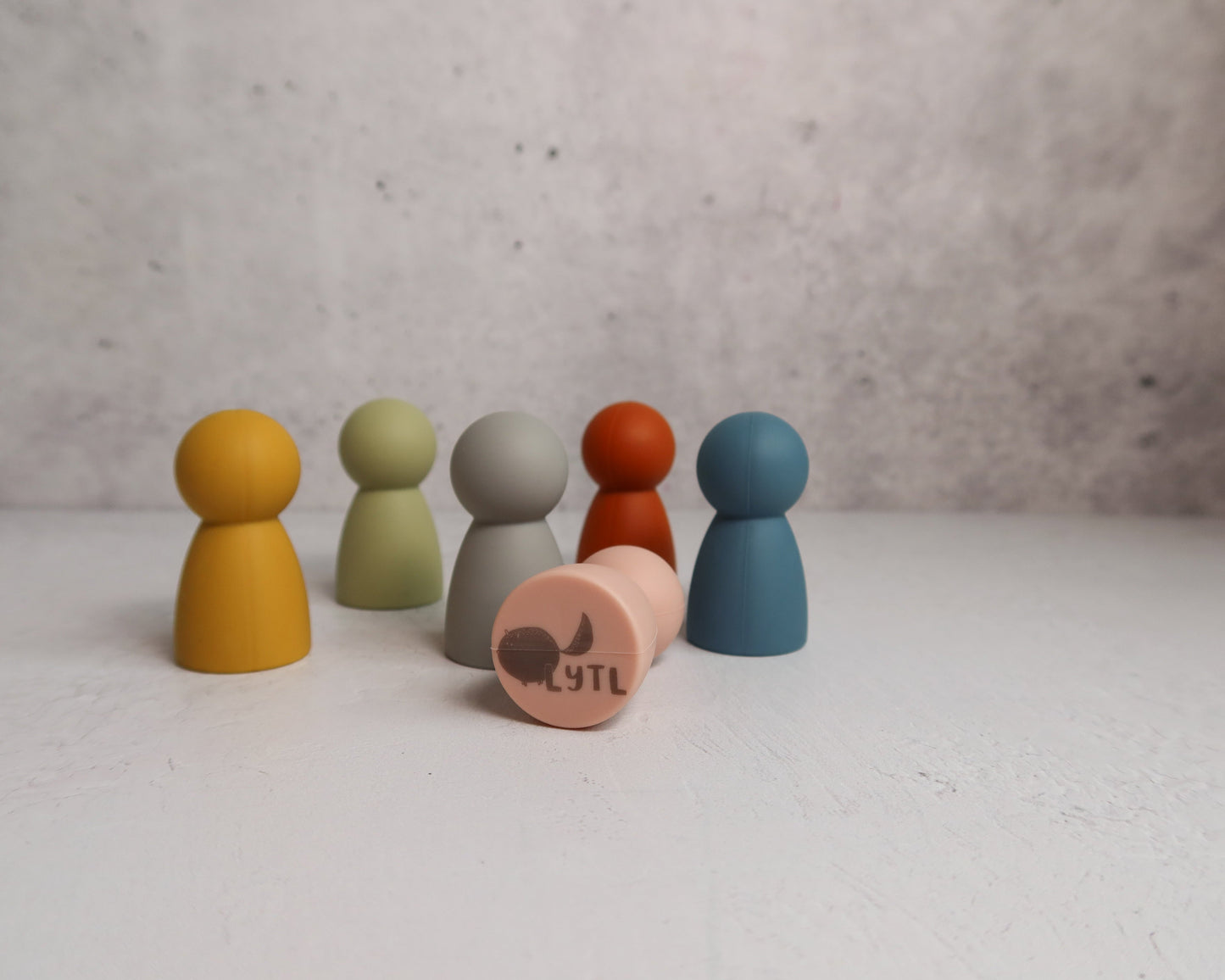 LYTL Mini Silicone Peg Dolls – Set of 6