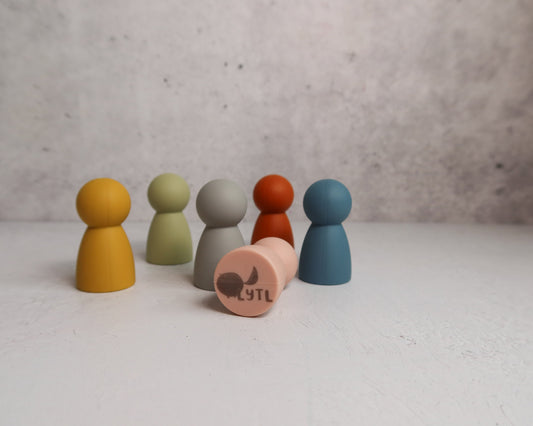 LYTL Mini Silicone Peg Dolls – Set of 6