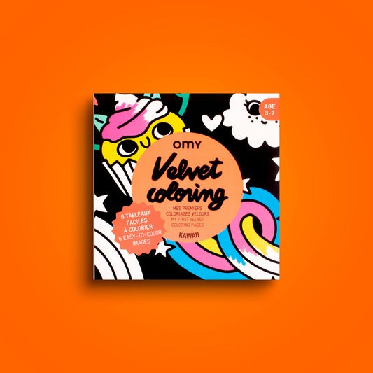 OMY Kawaii Velvet Coloring Set