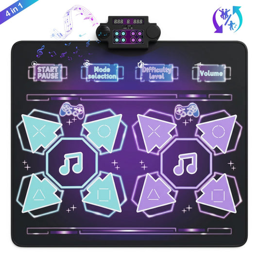 Electronic Kids Dance Mat with Music & LED Lights – BrightSprig