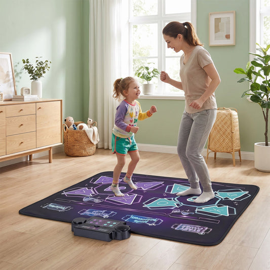 Electronic Kids Dance Mat with Music & LED Lights – BrightSprig
