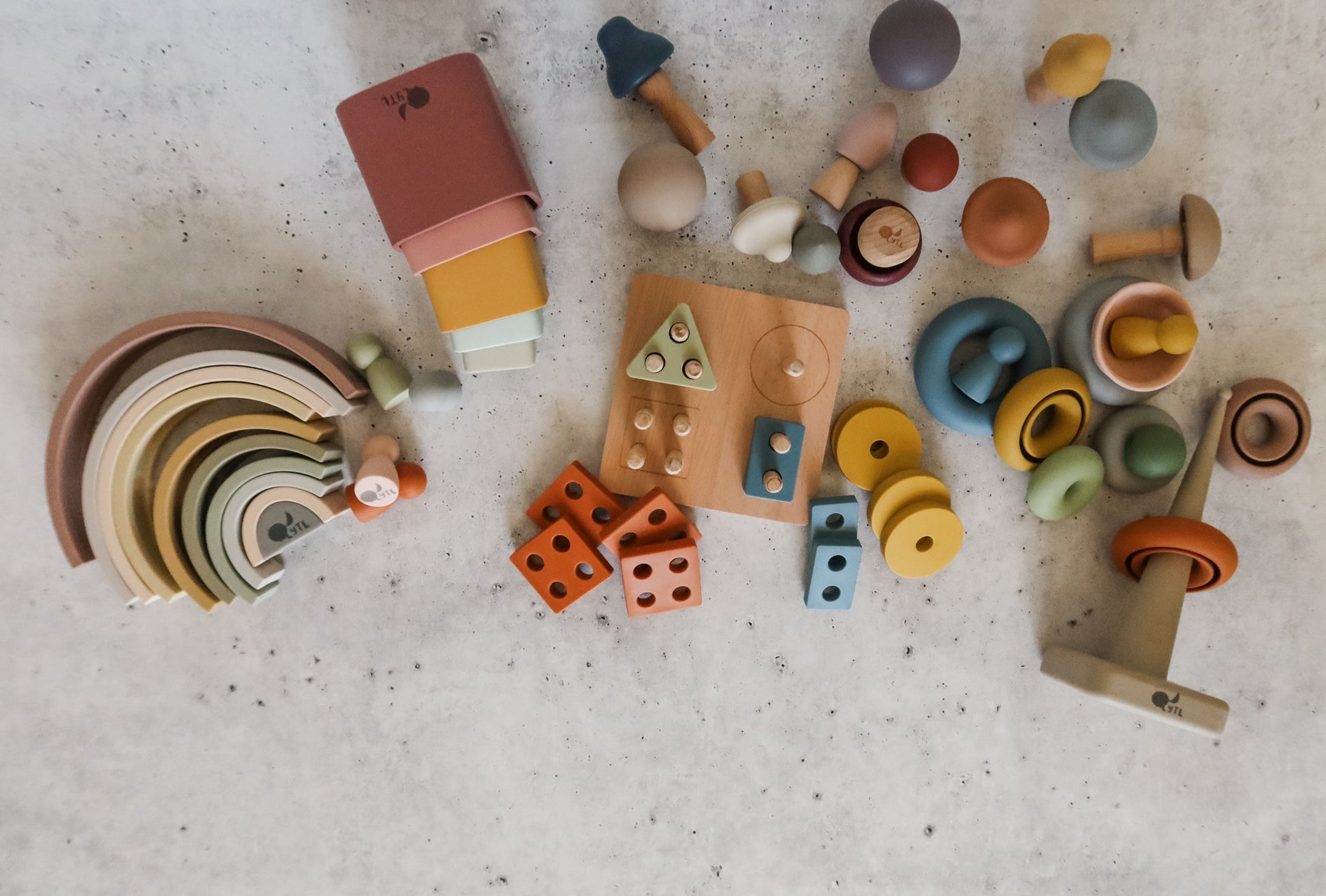 LYTL Montessori Playroom Bundle – 6 Toys in use