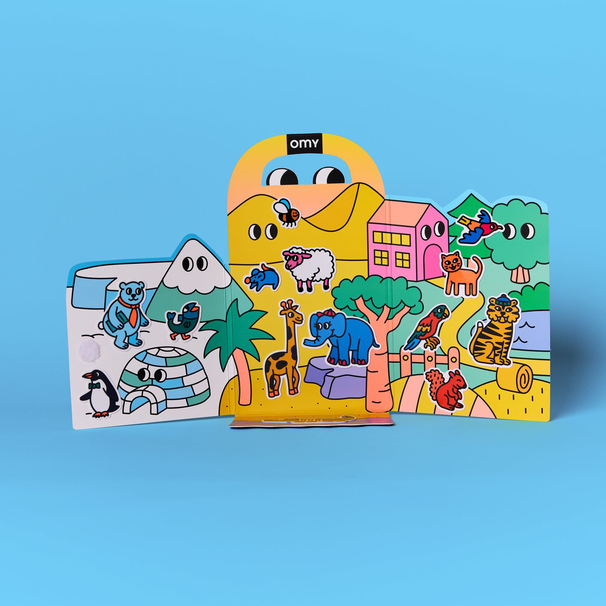 OMY Montessori Reusable Sticker Kit – Animals product view