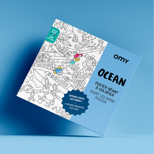 OMY Ocean Giant Coloring Poster
