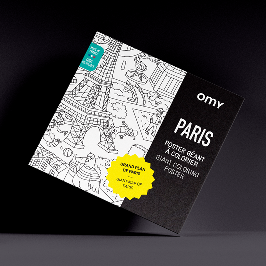 OMY Paris Giant Coloring Poster