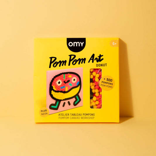 OMY Donut Pom-Pom Art Kit