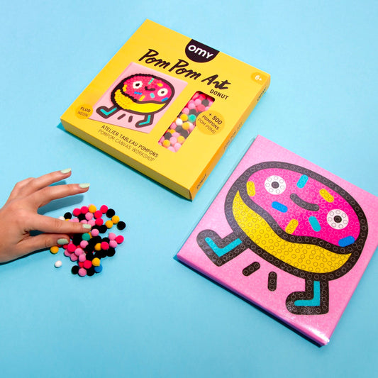 OMY Donut Pom-Pom Art Kit product view