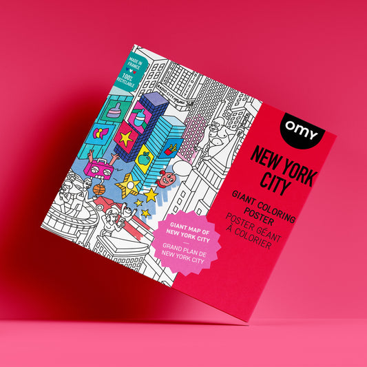 OMY New York City Giant Coloring Poster