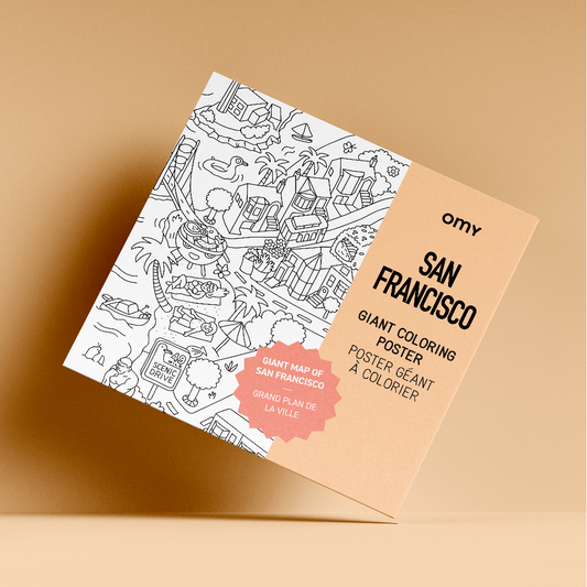 OMY San Francisco Giant Coloring Poster