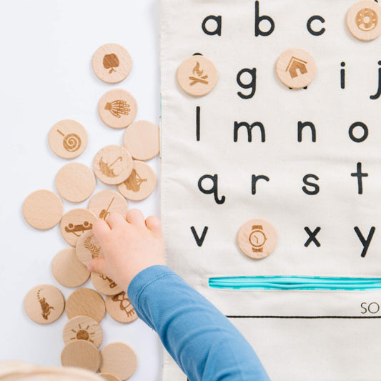 Alphabet Learning Toy: Montessori Letters Matching Game – BrightSprig