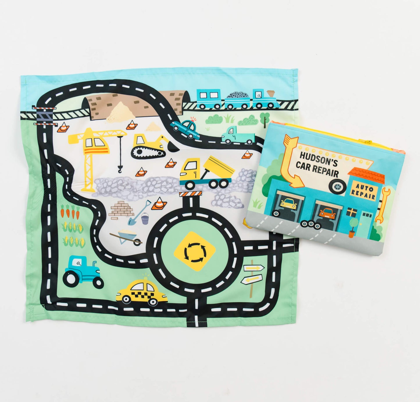 Toy Car Mat with Cars - All-in-One Travel Play Set – BrightSprig