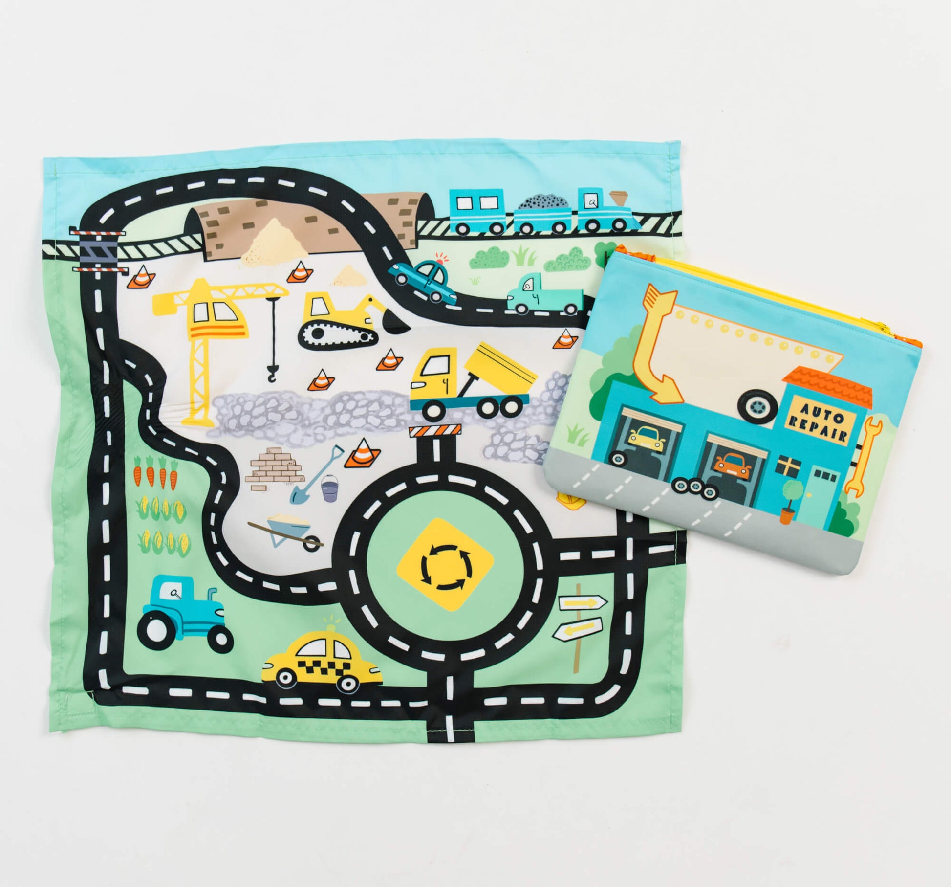 Toy Car Mat with Cars - All-in-One Travel Play Set – BrightSprig